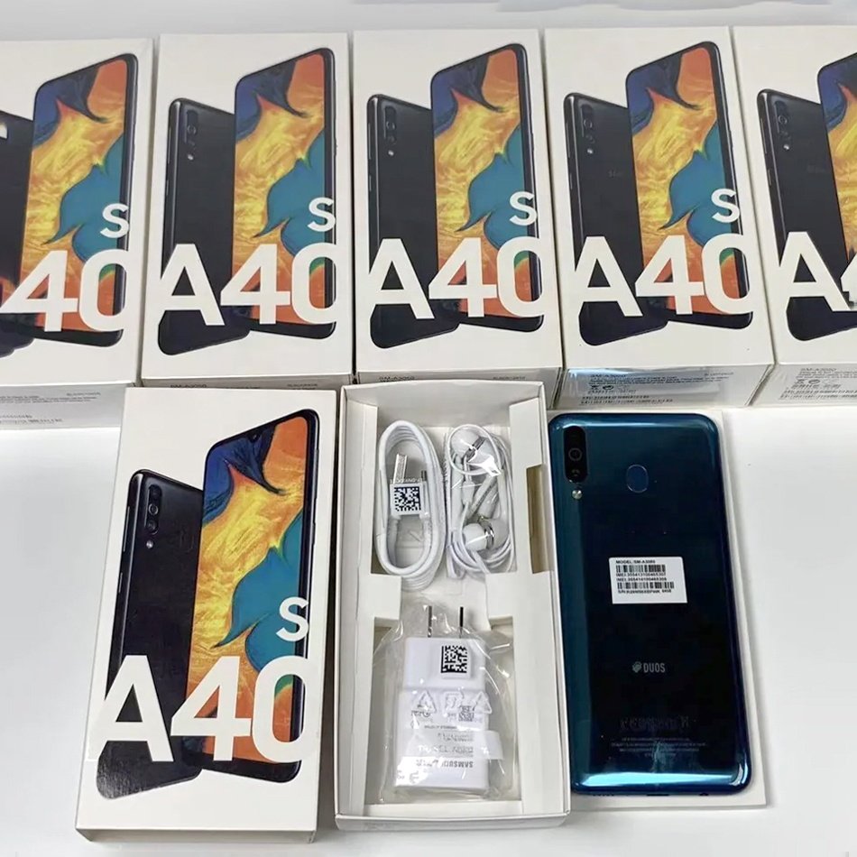 Wholesale mobile phones A40s Dual SIM Android celulares A10 A12 A20e A30 A32 Cell phone smartphones
